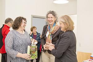 Frau Dr. Schmidt, Frau Prof. Schuhmacher und Frau Steinicke 
