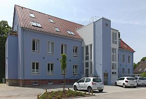 Eingangsseite des Hauses am Mühlbach